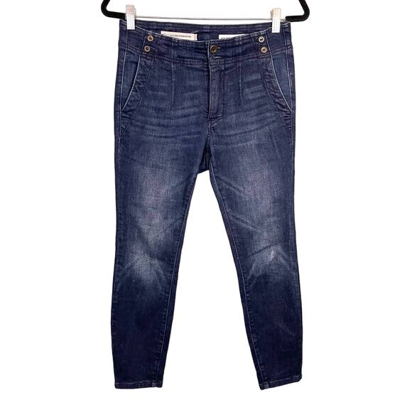 Anthropologie Pilcro and the Letterpress High Rise Skinny Jeans Size 27 Petite